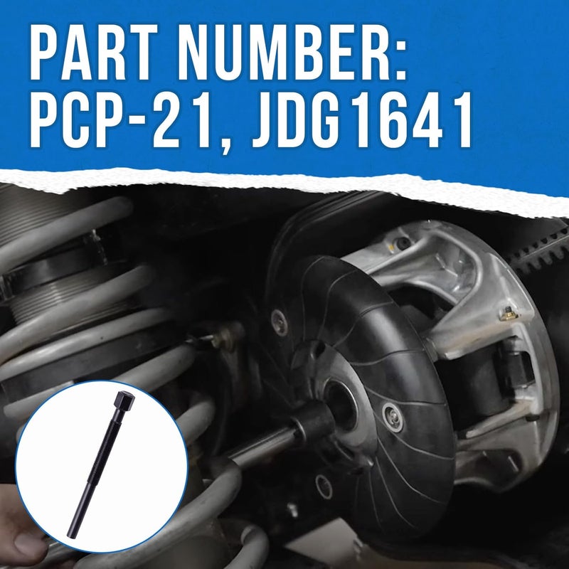 SeDeplacer Heavy Duty Clutch Puller Removal Tool (9/16 Thread) Compatible with John Deere Gator with Comet Primary TX 620i 850D(Replaces PCP-21, JDG1641) - Image 3